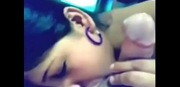  Big tits indian assam gf gives blowjob and gets cum